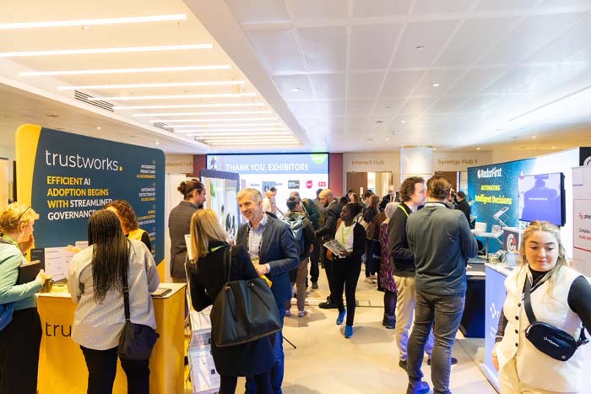 A crowd of people at an IAPP conference