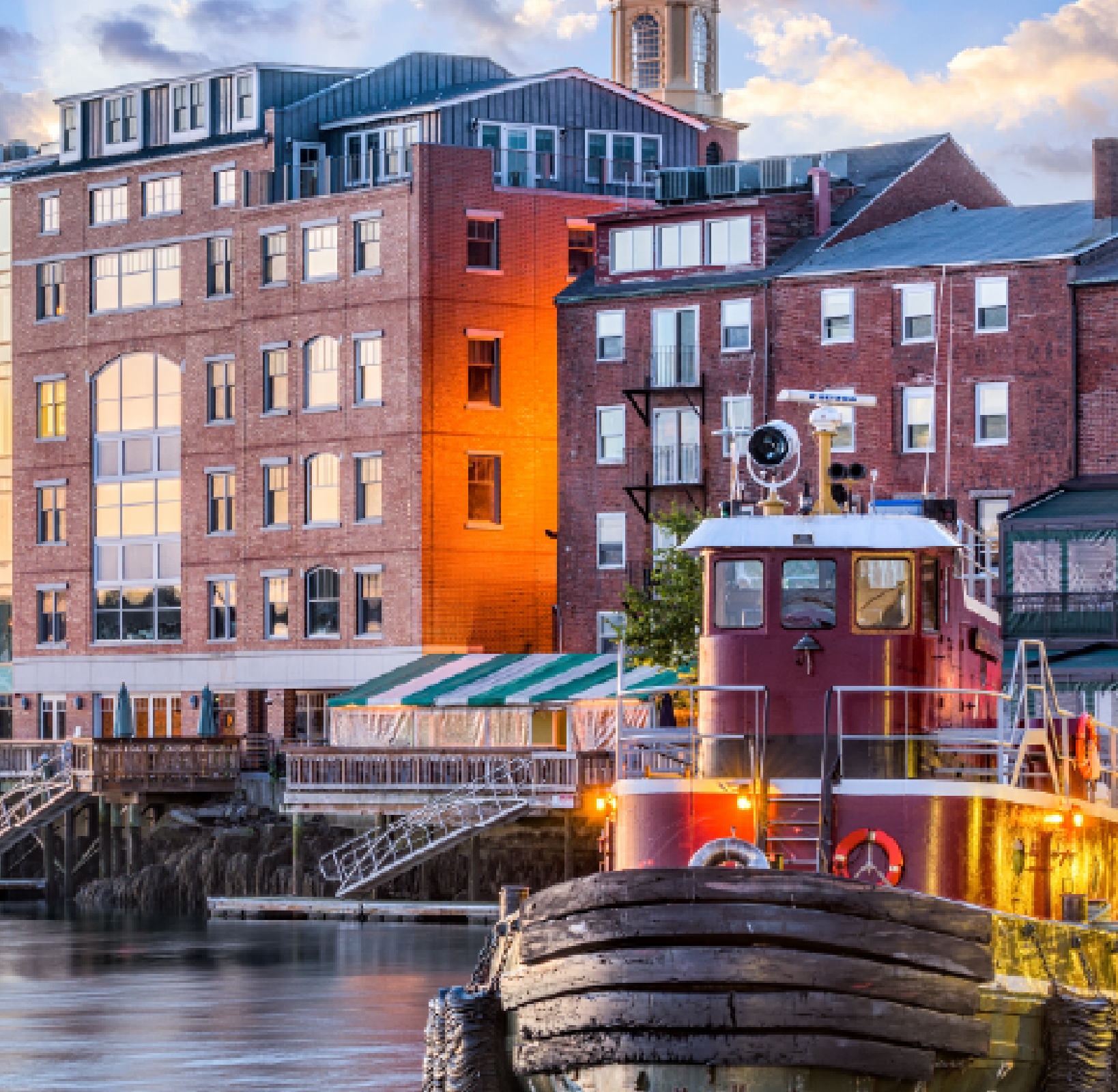 Picture of downtown Portsmouth NH