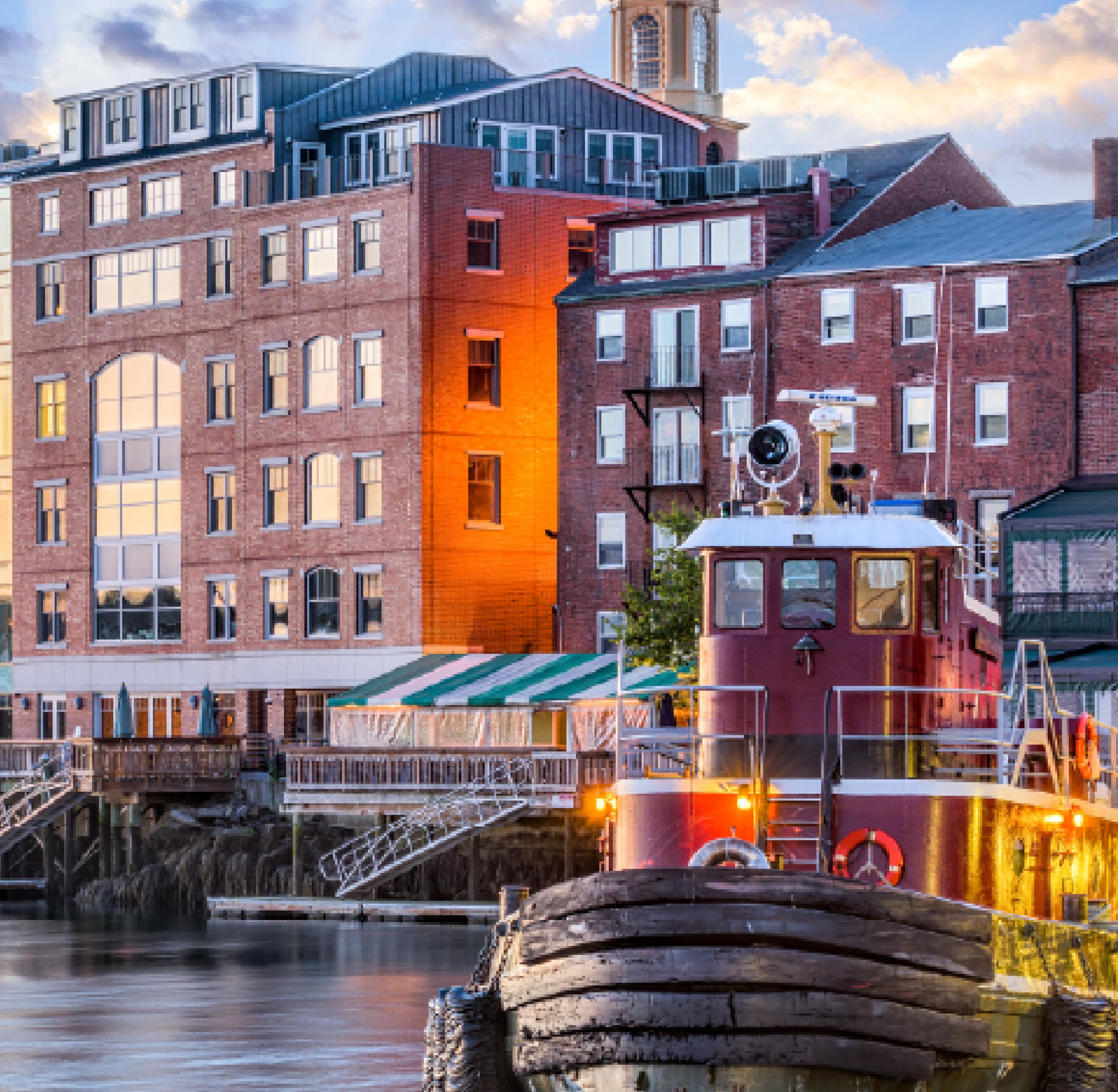 Picture of downtown Portsmouth NH