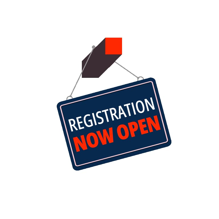 Registration Open Sign