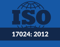Illustration showing the ISO credential with code 17024-2012
