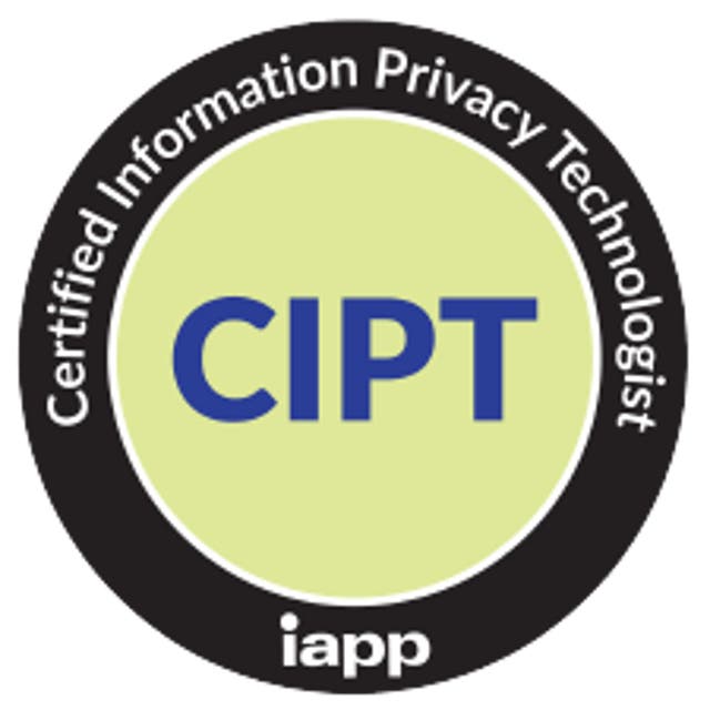 CIPT certification seal
