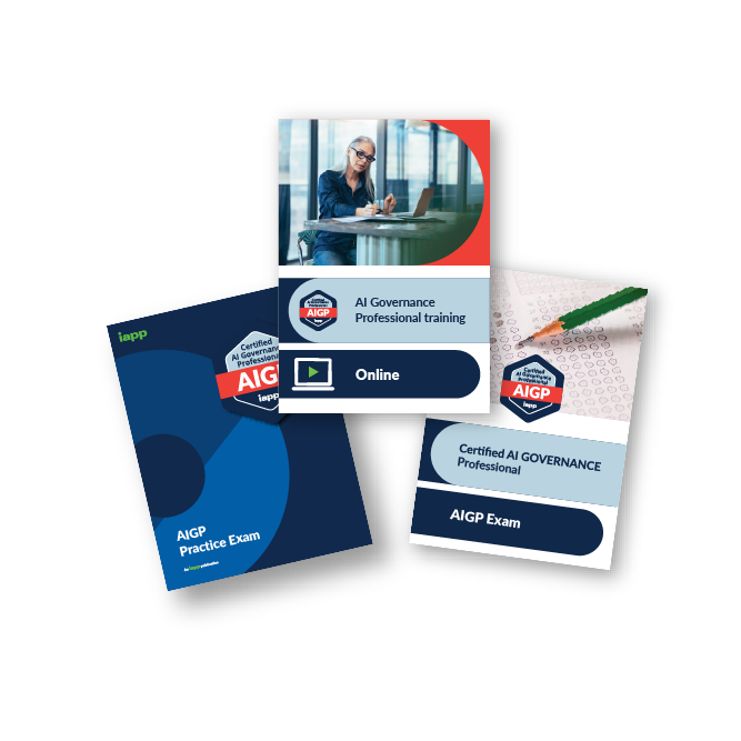 Image of the covers of the AIGP Training Bundle