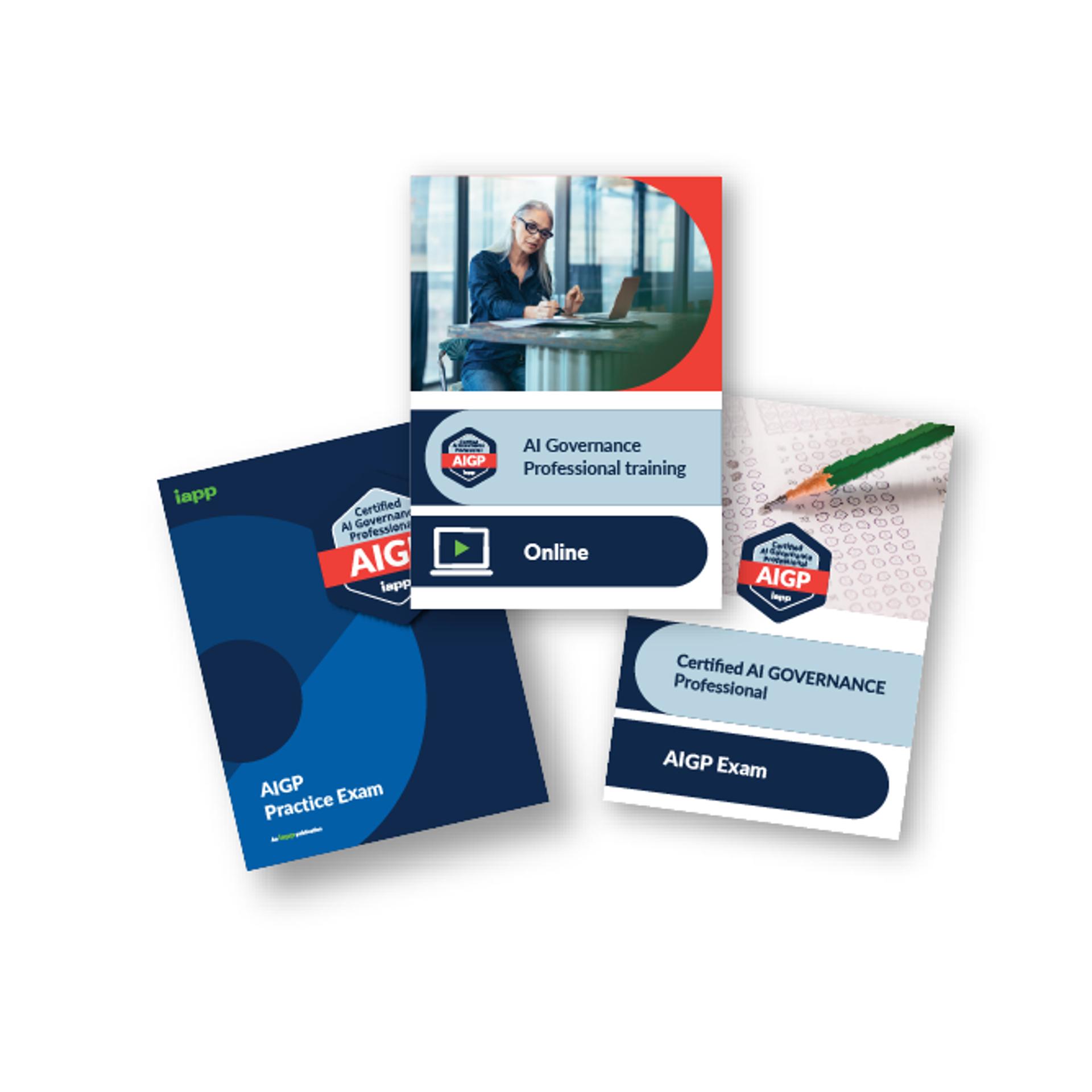 Image of the covers of the AIGP Training Bundle