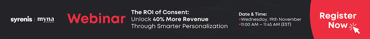 Syrenis webinar, The ROI of Consent: Generate 40% More Revenue Through Smarter Personalization