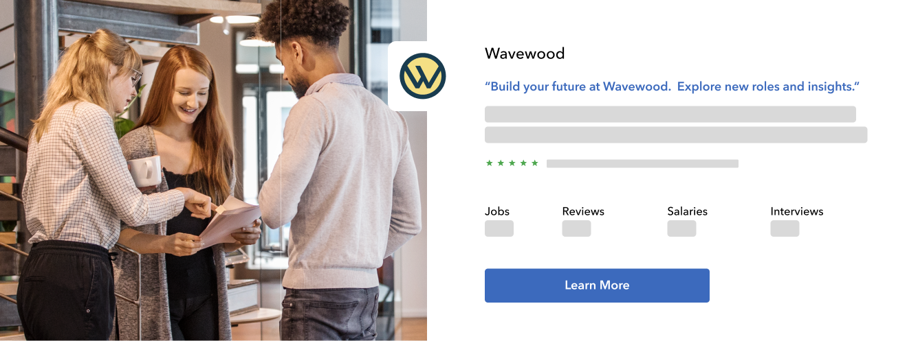 This Brand Ad is a Glassdoor Homepage Highlight and includes an image.