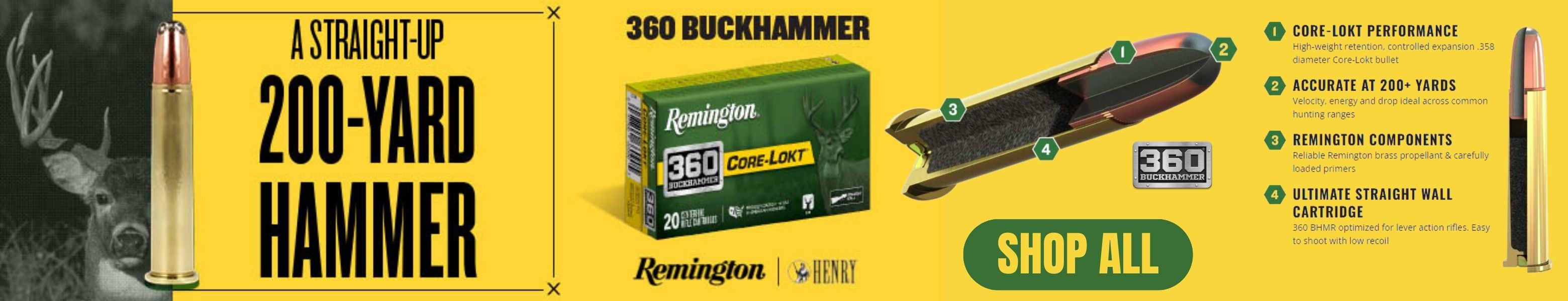 Remington 360 Buckhammer Ammunition