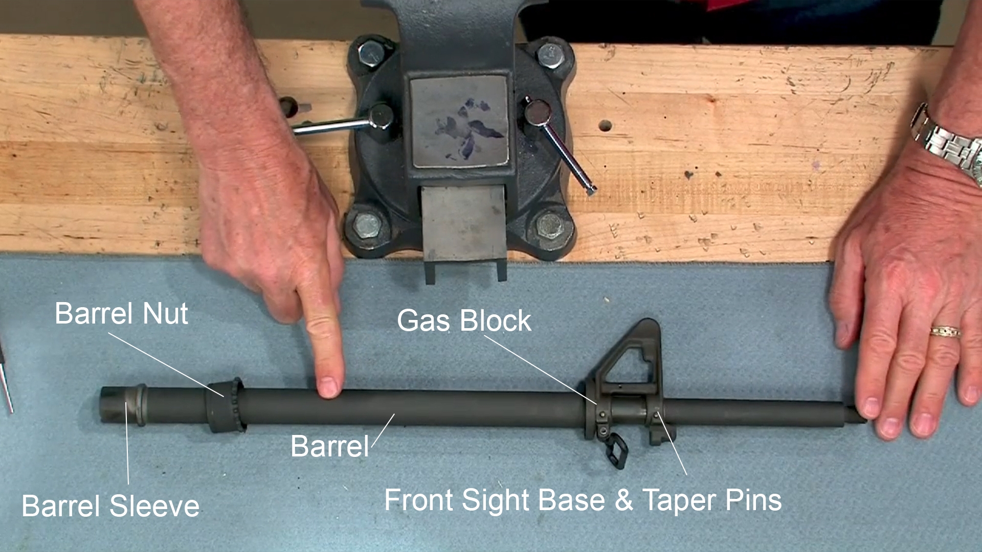 Image relating to How to Assemble an AR-15 Delta Ring