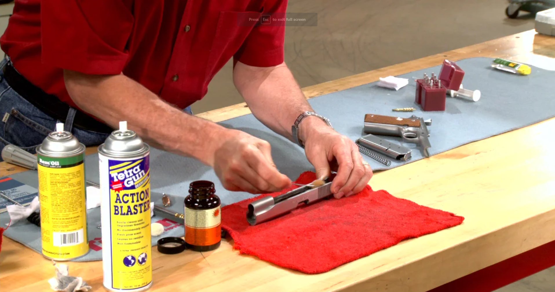How to Clean a Semi-Auto Pistol