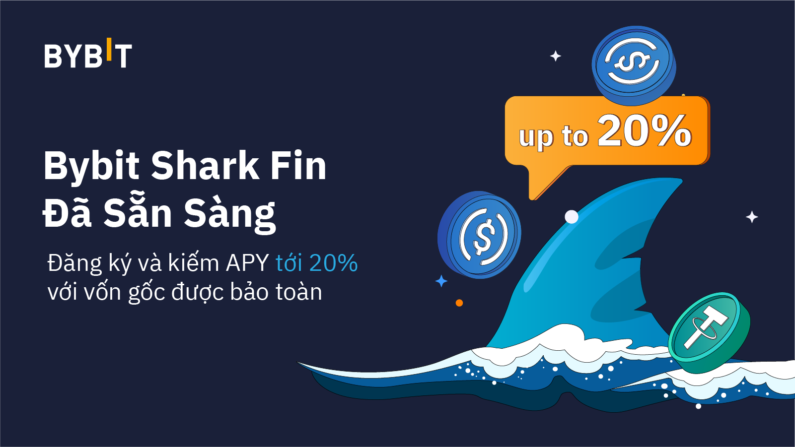 Bybit Blog Giới Thiệu Bybit Shark Fin Rủi Ro Thấp, Bảo Toàn Vốn Gốc