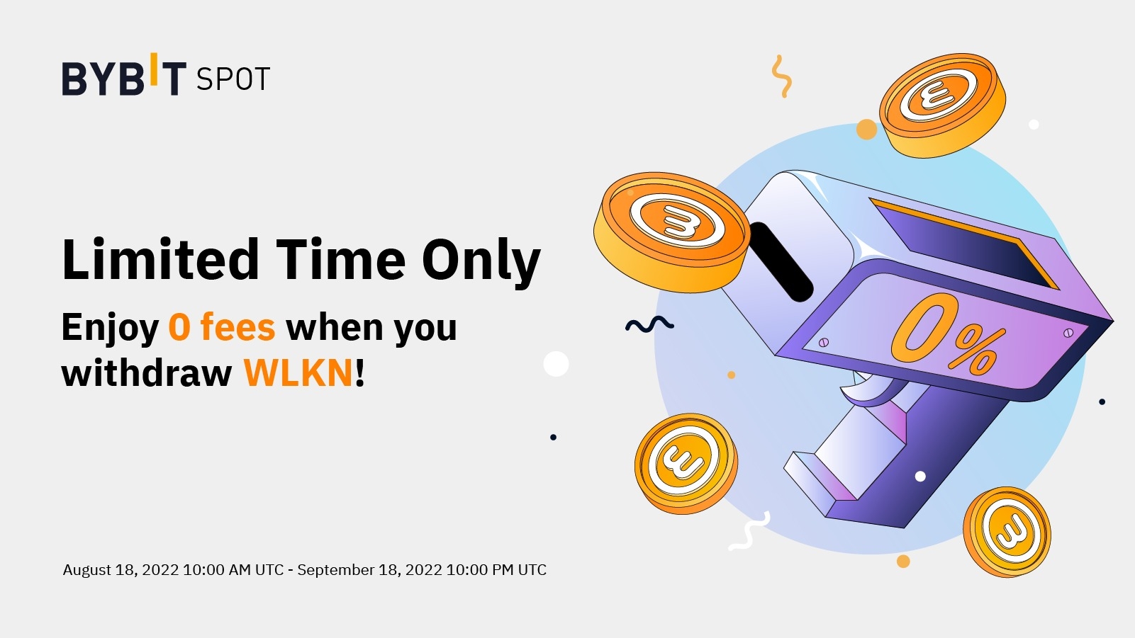 Bybit Blog | Withdraw WLKN Tokens With 0 Fees