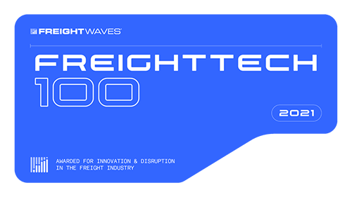 2021 FreightTech100 award logo