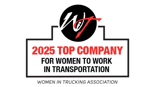 2025 Women in Trucking award for Top Company for Women to Work in Transportation