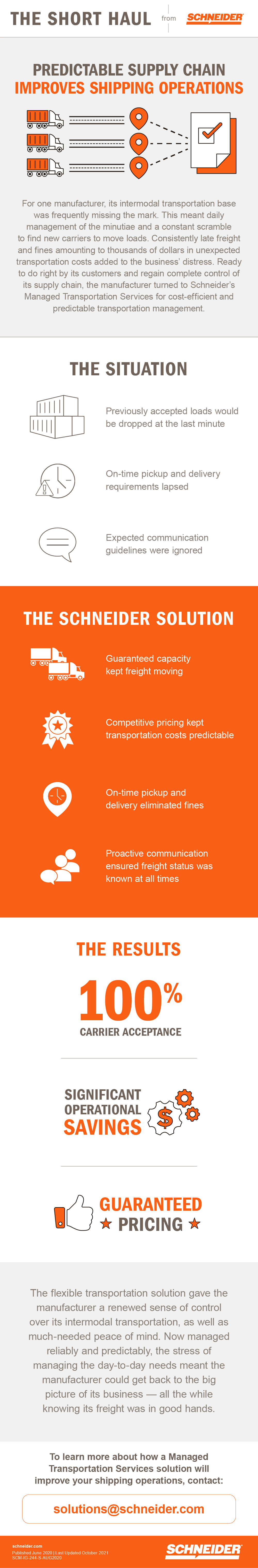 Predictable Supply Chain Improves Shipping Operations