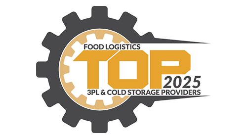 2025 Food Logistics Top 3PL and Cold Storage Provider logo