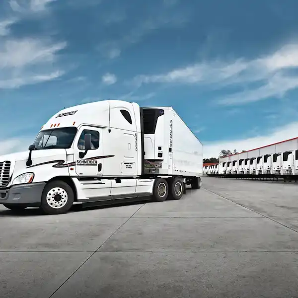 reefer shipment via Schneider dedicated freight