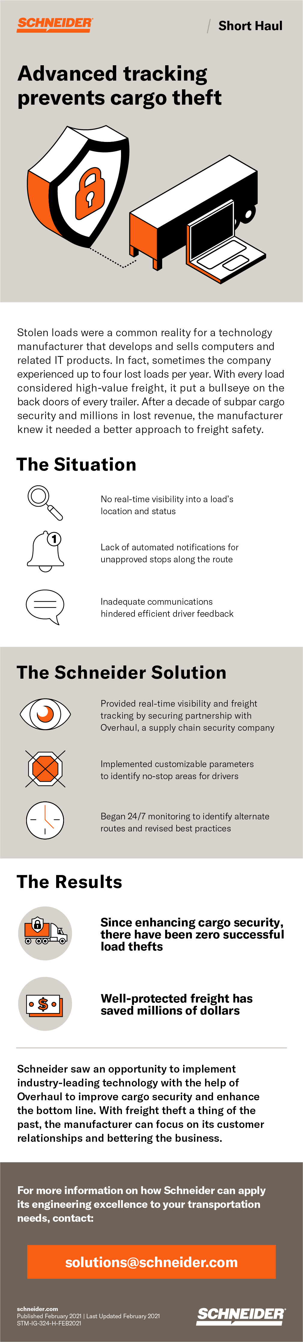 advance tracking prevents cargo theft infographic full image