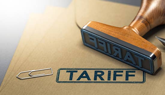 prepare for tariffs_hero.jpg stamp on a brown folder with the word "tariff"