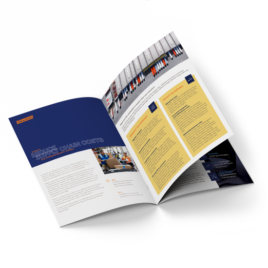 printed booklet with the first two pages flipped open