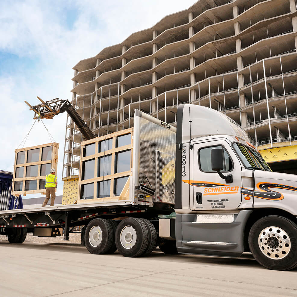 How Schneider's truck technology enhances vehicle and driver safety