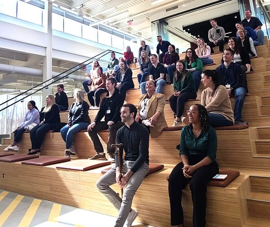 The stairs at the grove