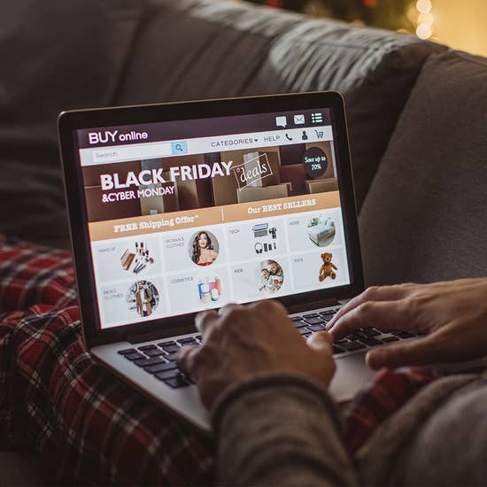 a customer shopping from a tablet