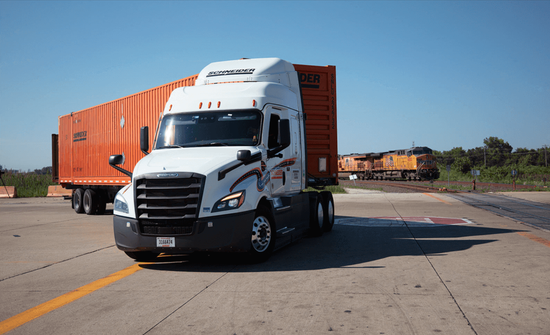 Schneider truck turning