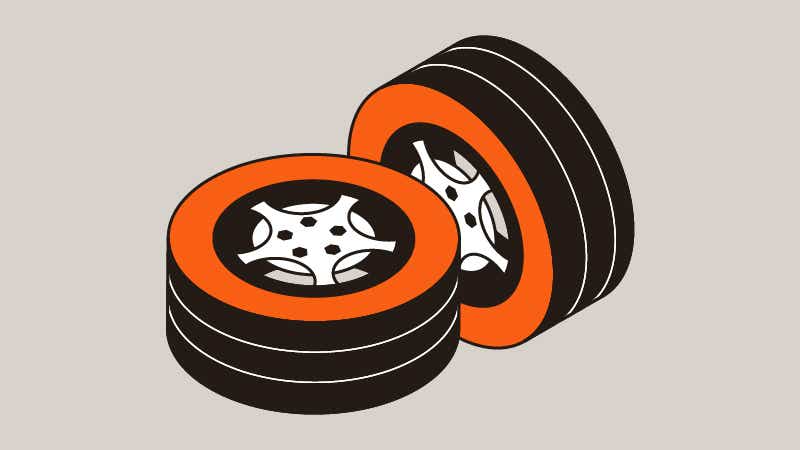 A pair of tires