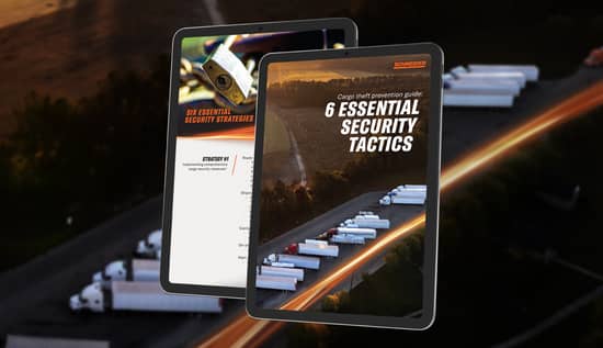 nnm_cargo security guide_hero.jpg Booklet about cargo theft prevention partially opened