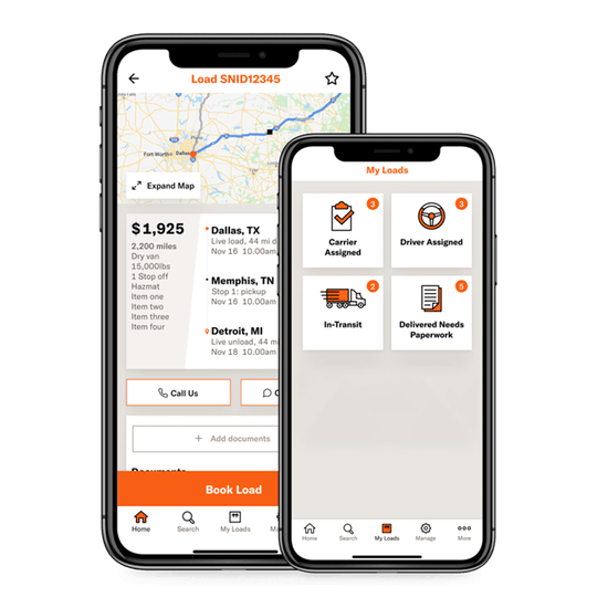 FreightPower load board app for carriers