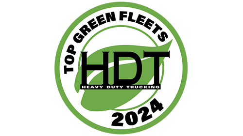 Heavy Duty Trucking Top Green Fleets award logo