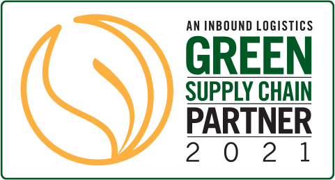 2021 Inbound Logistics Green Partner award