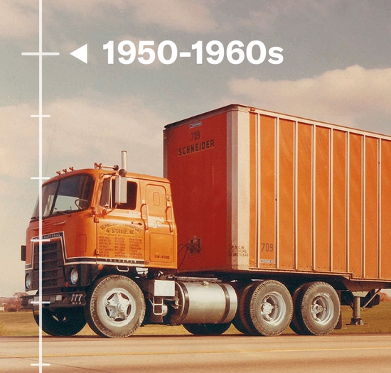 Early Schneider truck model from the 1950s