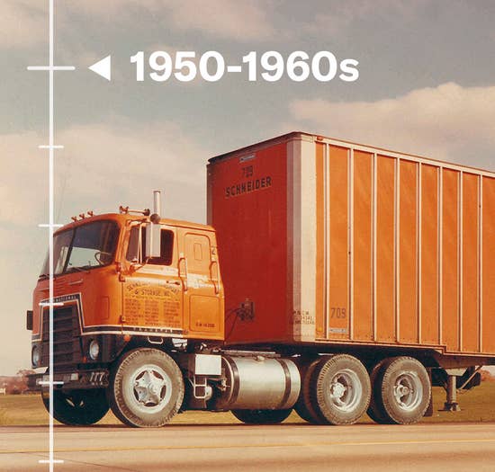 Early Schneider truck model from the 1950s