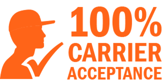 100% Carrier Acceptance