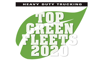 HDT Top Green Fleet award logo