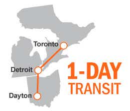 ltl shipping Dayton to Toronto