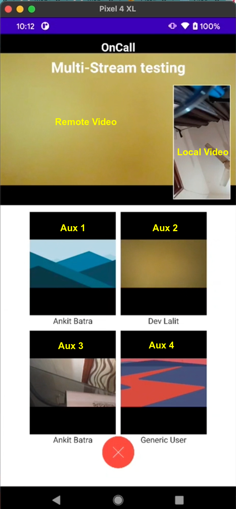 Multistream example