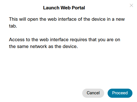Launch Web Portal