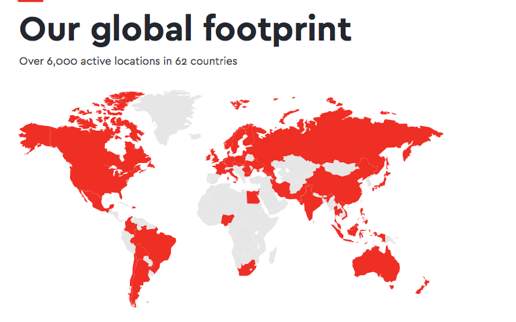 global footprint