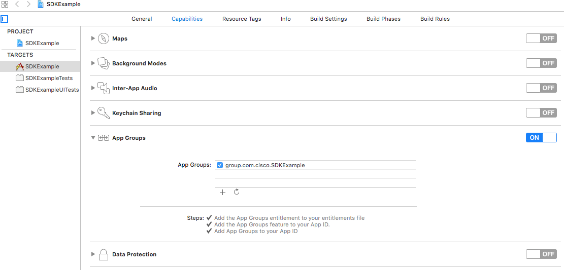 App Group Example