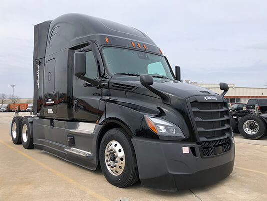 Freightliner Cascadia with black exterior 