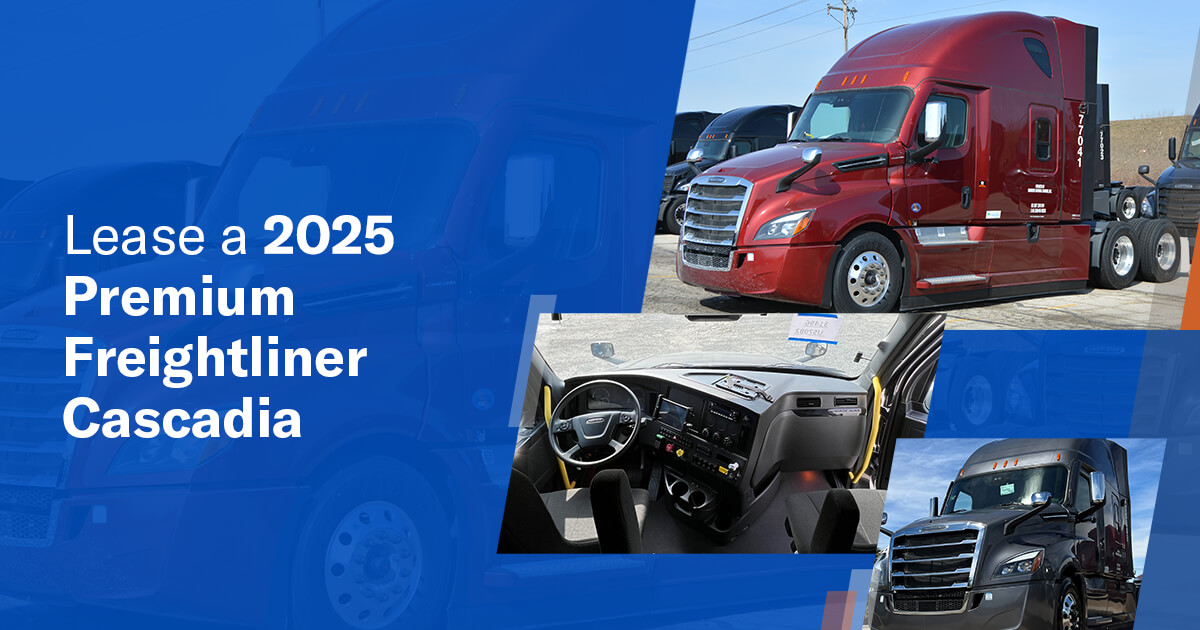 2025 Premium Freightliner Cascadia Leasing SFI Trucks and Financing