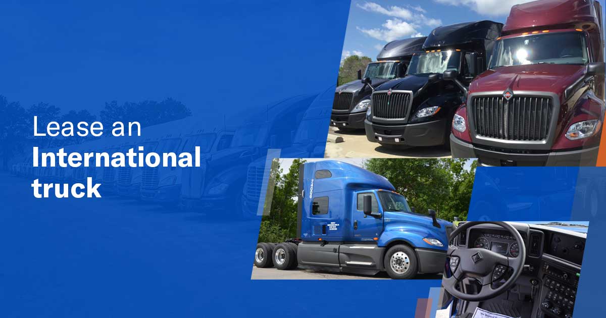 International truck leasing options | SFI Trucks and Financing