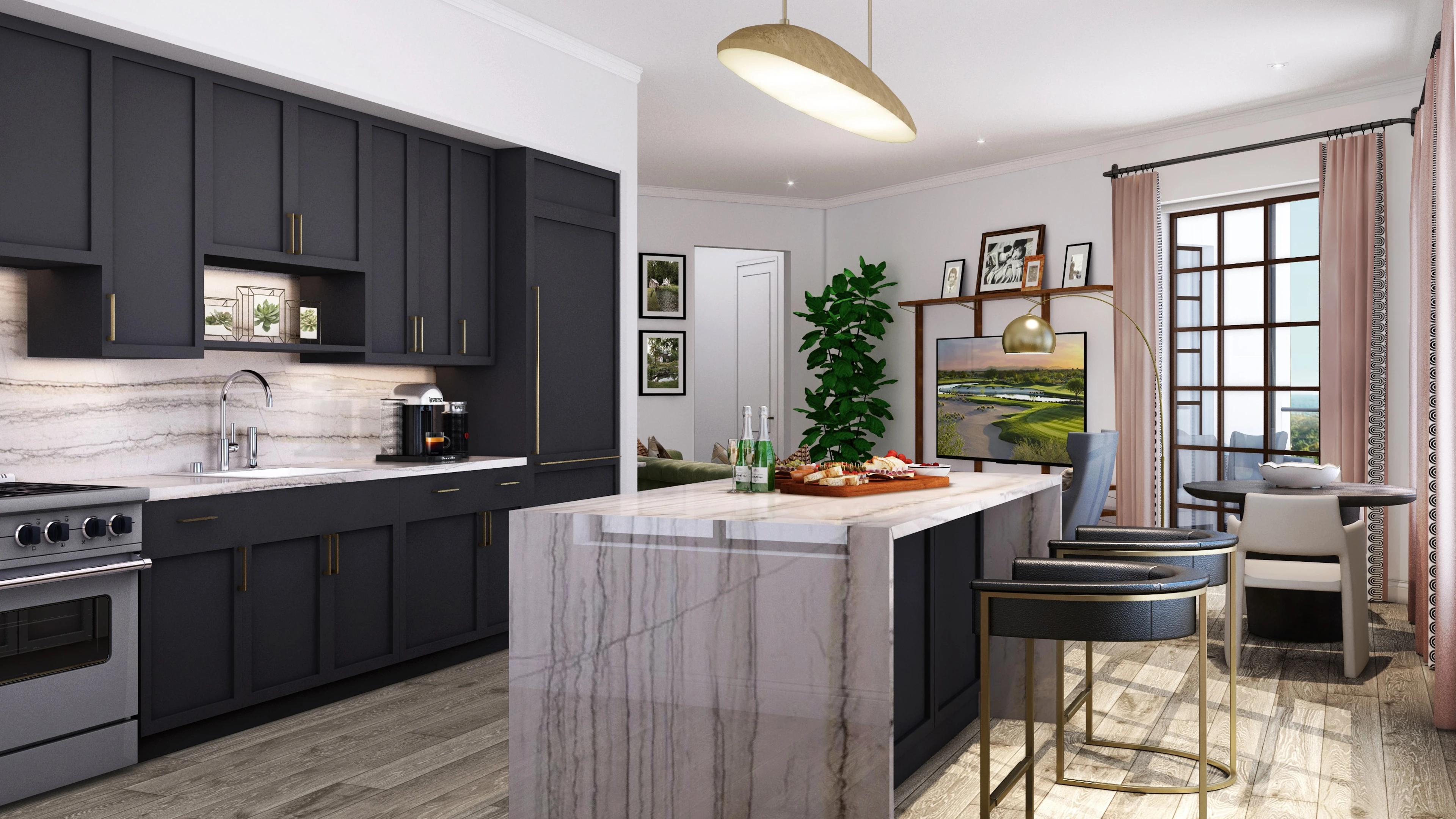 Palisades Kitchen - Two Bedroom