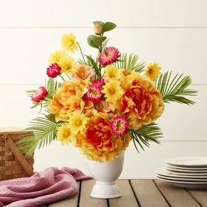 Spring floral arrangement