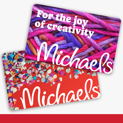 two Michaels gift cards
