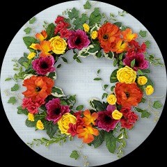 floral wreath