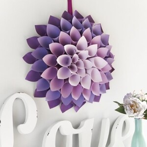 paper dahlia project