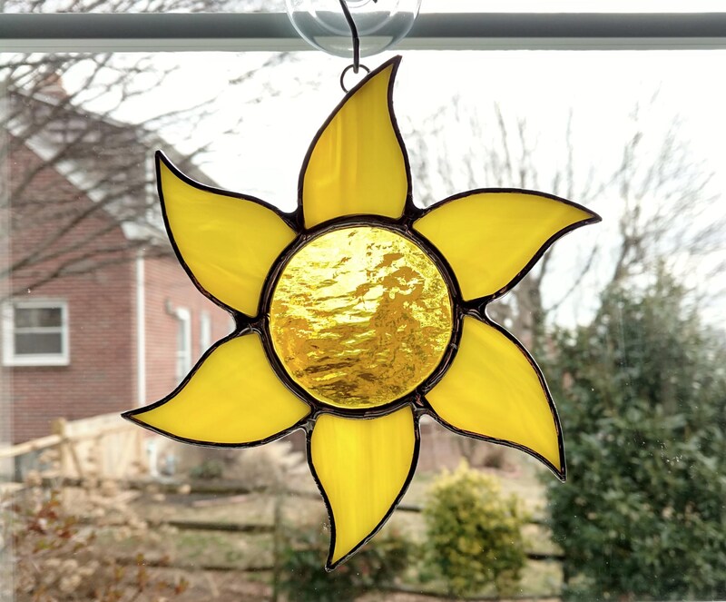 stained sunflower